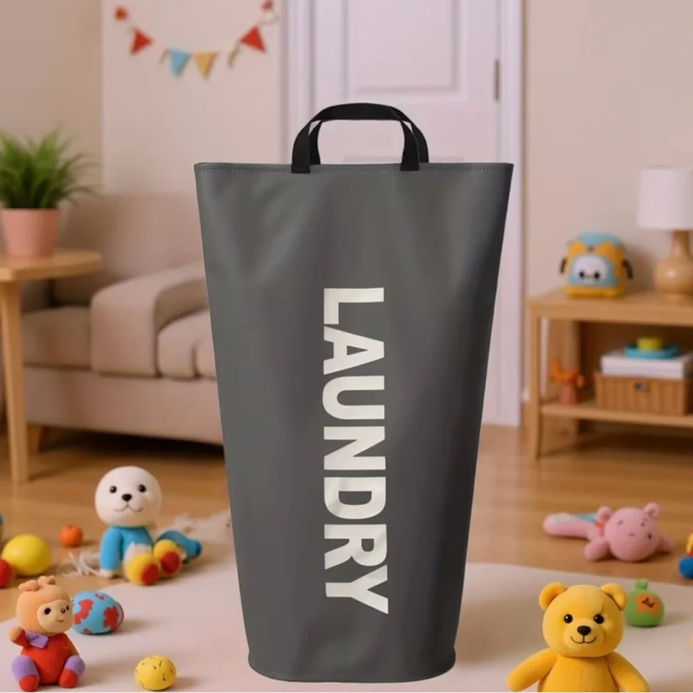 Laundry Hamper Tote Bag - Gray